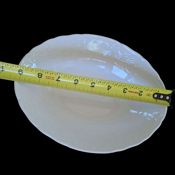 Johnson Brothers Richmond White Oval Serving Bowl 9" Vegetable Bowl England - Picture 8 of 15